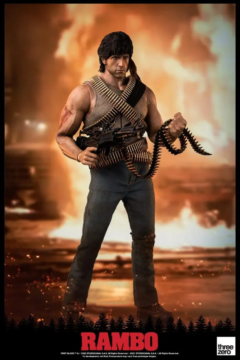Threezero Muslimate 1/6 Soldato Maschio Prima Goccia Di Sangue Rambo Set Completo 12 ''Action Figure In Stock