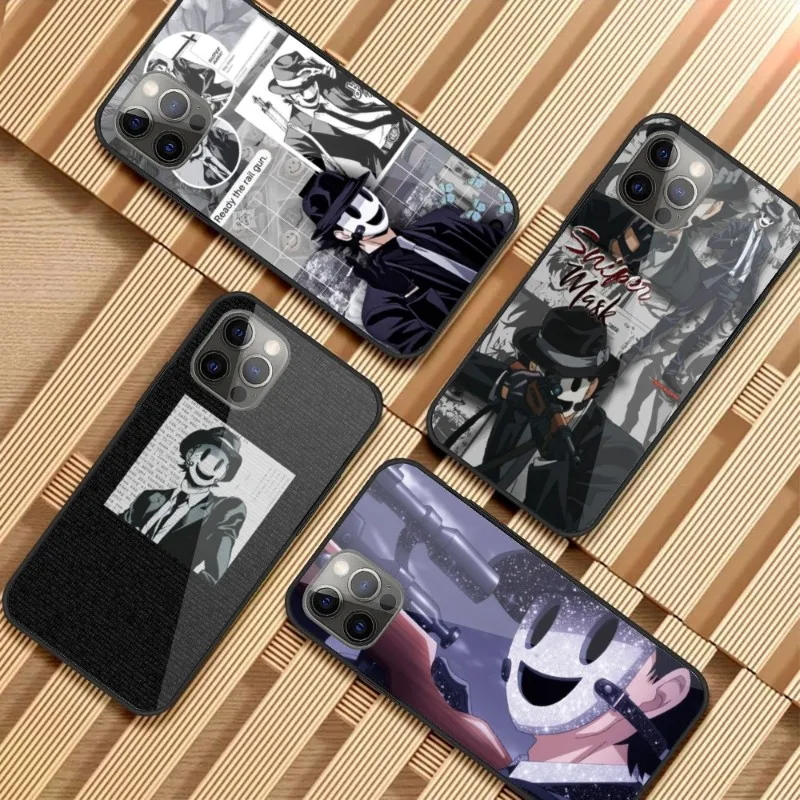 Sniper Mask Yuka Smart Phone Case Per Iphone 15 14 13 12 11 Xs X 8 7 6 Plus Mini Pro Max Se 2022 Pc Cover In Vetro Per Telefono Funda