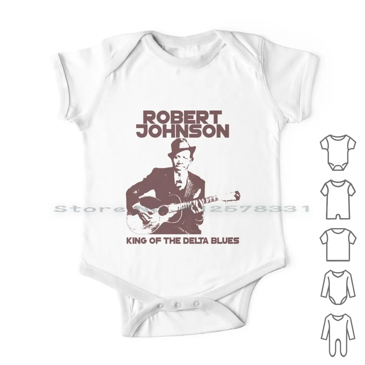 Robert Johnson-King Of The Delta Blues Vestiti Per Neonati Pagliaccetti Tute In Cotone Robert Johnson Blues Guitarist Crossroads