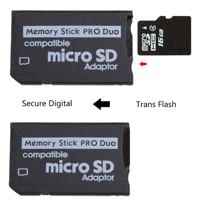 Per Adattatore Memory Stick Psp, Da Micro Sd Tf A Memory Stick Pro Per Scheda  Per Fotocamera Portatile Sony Handycam S