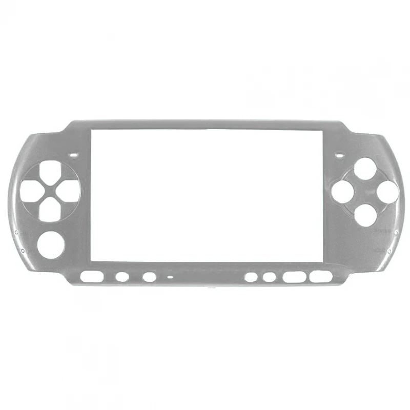 Coperchio Anteriore Compatibile Per Sony Psp 3000 3004 Sostituzione Slim Grigio Argento # Sony Psp 300X (Psp-3000, Psp-3001, Psp-3002, Psp-3003, Psp-3