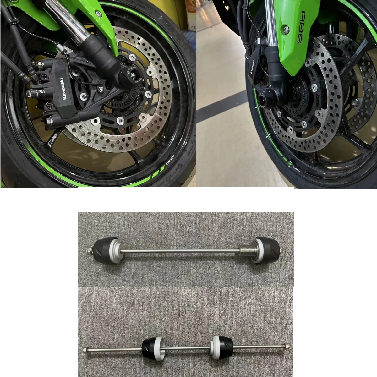 Per Ducati Multistrada 950 950S/1200 Enduro/1200 Enduro Pro/1260 Enduro Pro 2016-2021 Protezione Antiurto Mandrino Ruota Anteriore Posteriore