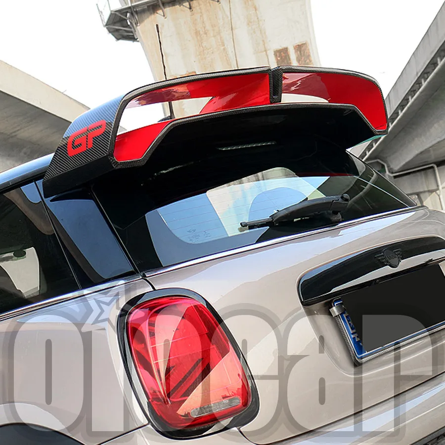 Oiomotors Jcw Gp3 Style Fibra Di Carbonio Grande Spoiler Posteriore Ala Del Tetto Per F55 F56 Mini Cooper