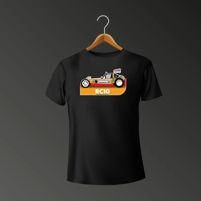 Maglietta Rc10, Merch Radiocomandato, Rc Racewear. Radiocomando Vintage