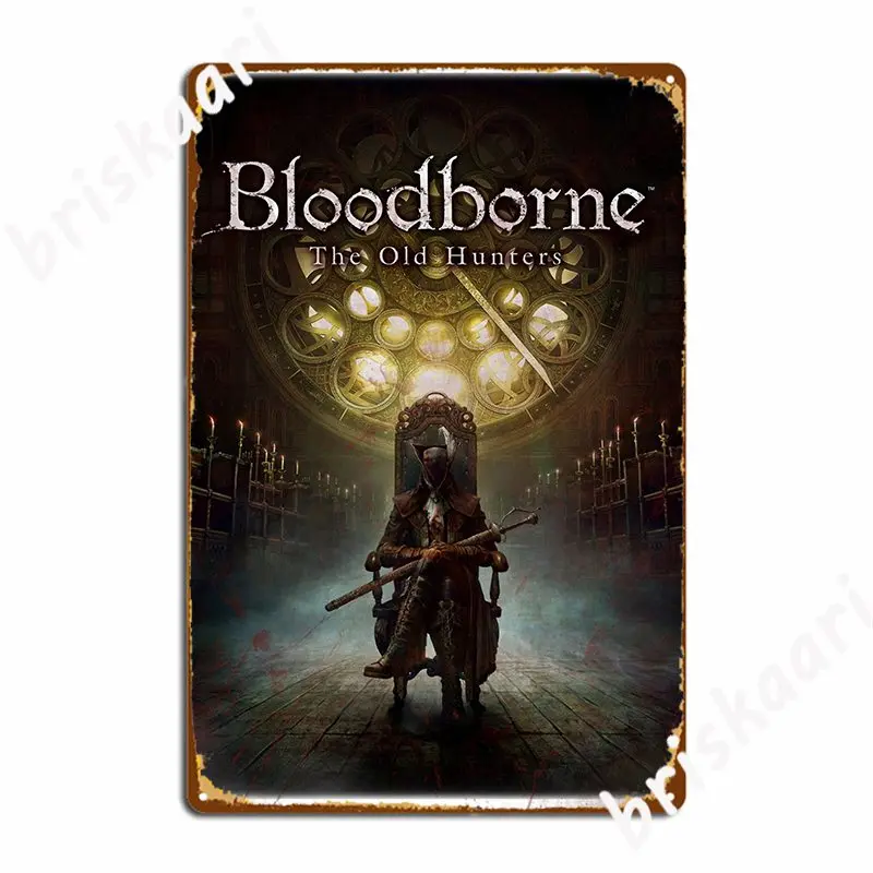 Bloodborne Lady Maria And The Old Hunters Targa In Metallo Poster Murale Pittura Classic Club Bar Cinema Garage Tin Sign Poster
