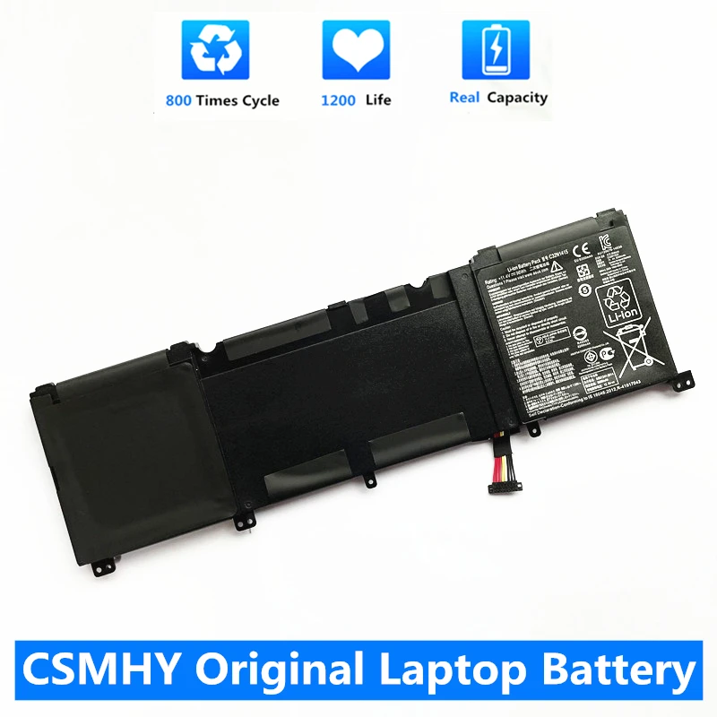 Csmhy Nuova Batteria Per Laptop C32N1415 Per Asus Zenbook Pro Ux501 G501Vw G501Jw Ux501Vw Ux501Jw N501Vw Muslimate