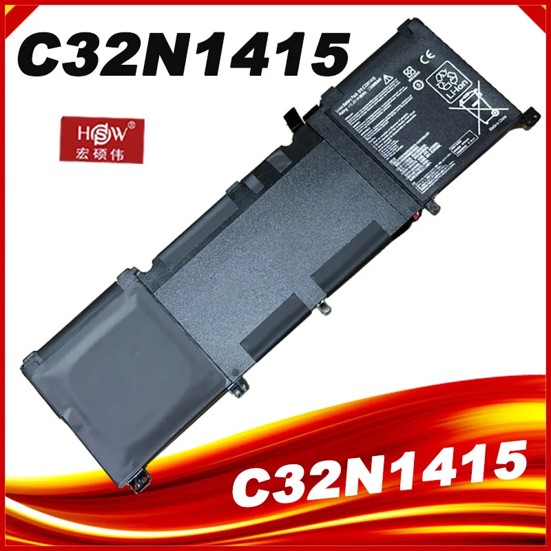 Batteria Per Laptop 96Wh C32N1415 Per Asus Zenbook Pro Ux501 G501Vw G501Jw Ux501Vw Ux501Jw N501Vw Muslimate
