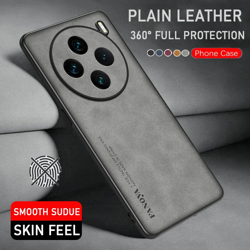 Custodia Protettiva In Pelle Per Telefono Per Vivo X100 Custodia Antiurto Custodia Protettiva Per La Pelle Vivo X100 Pro Valigia Vivo X100/Vivo X100 P