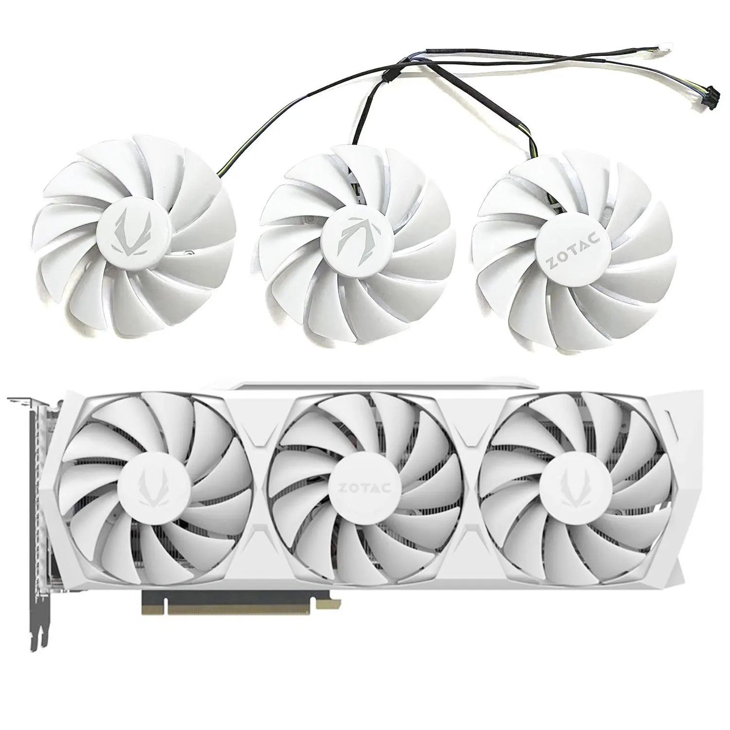 Nuovo Ga92S2U Cf9015H12S 4Pin 88Mm Per Zotac Gaming Geforce Rtx3080 Rtx3080 Trinity Oc White Edition Lhr Rtx3070 Twin Edge Oc Whit