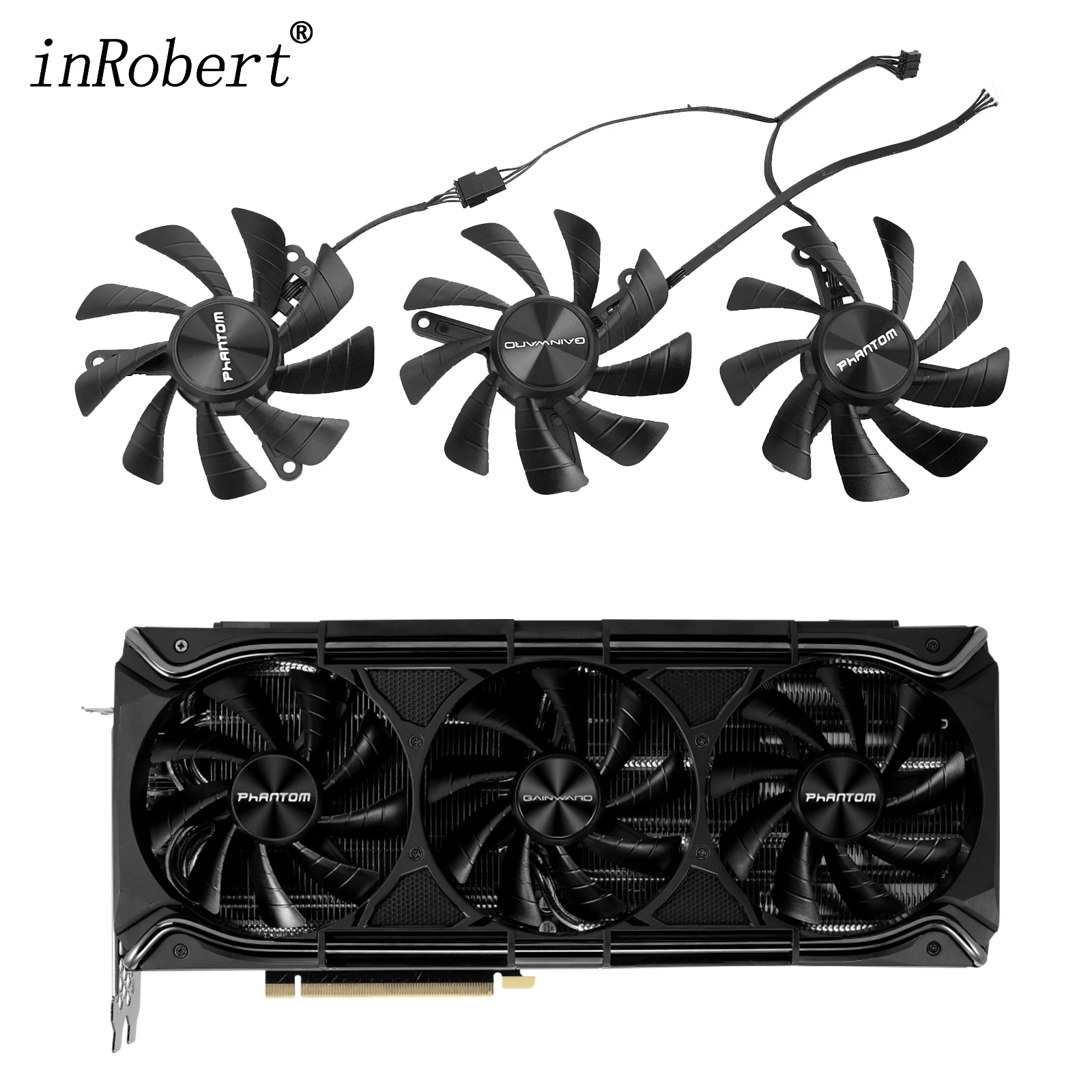 Ventola Di Raffreddamento A 4Pin Da 90Mm Th9215B2H-Pfc04 Per Scheda Grafica Gainward Rtx 3090 Phantom + Rtx3080 3090 3070 Phantom + Rtx3070 3080 3090