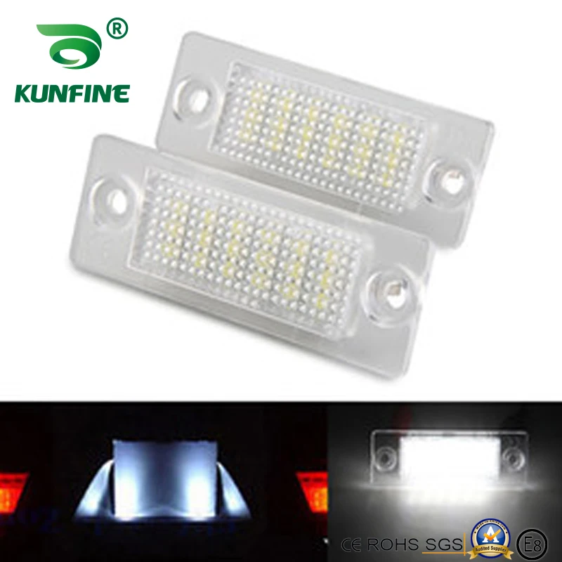 2 Pz Auto Led Numero Luce Targa Led Lampada Targa Per Vw Golf 5 Vw Caddy Iii Passat Touran Oem No.