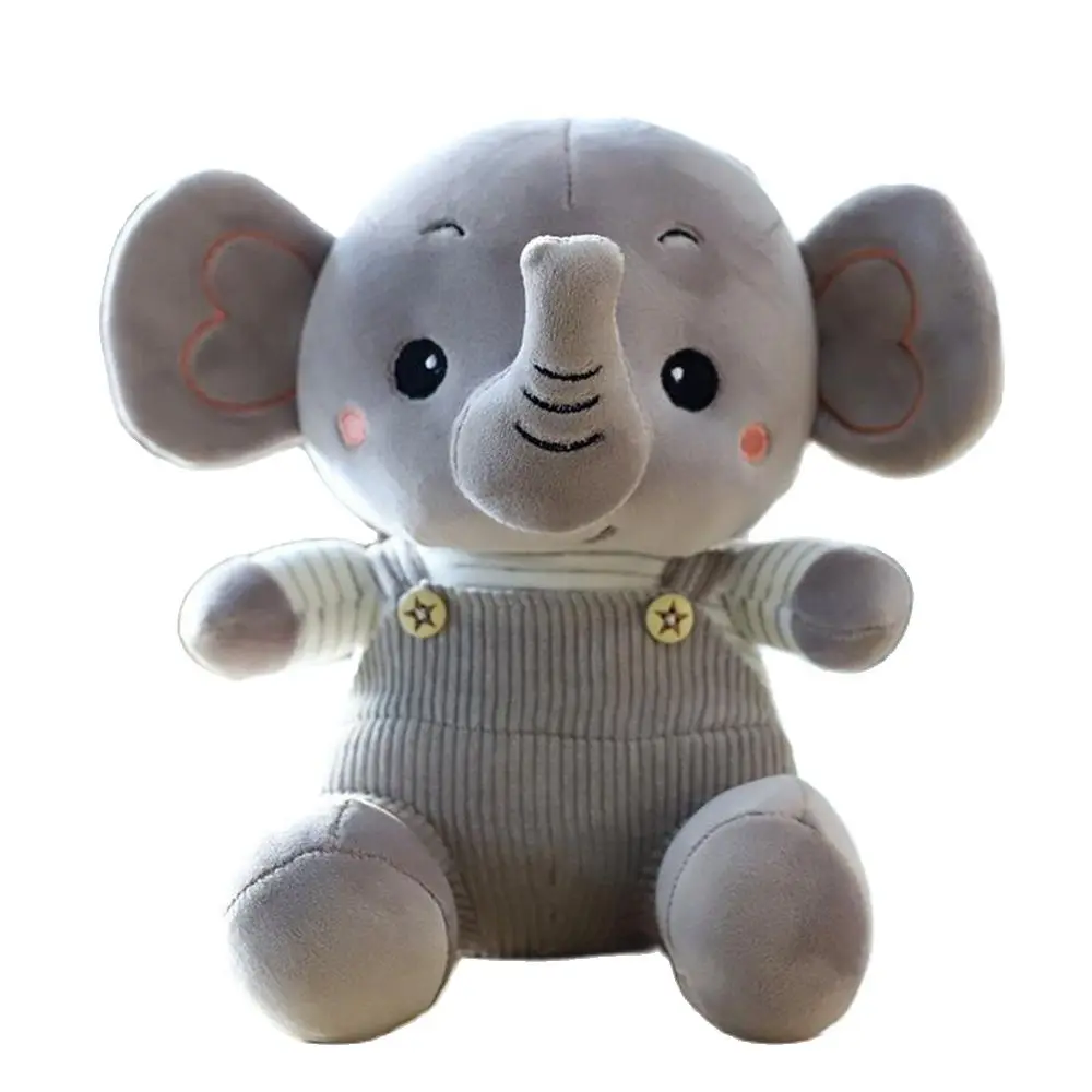 24Cm Cute Elephant Doll Peluche Super Soft Baby Elephant Throw Pillow Sleeping Ragdoll Matrimonio Regalo Di Compleanno Per Bambini