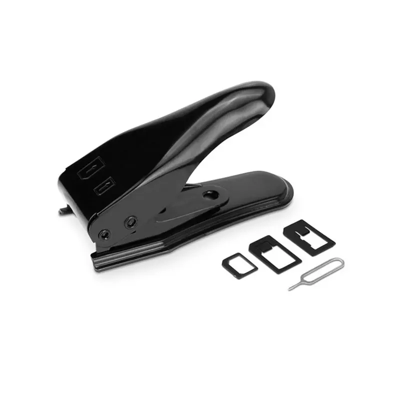 2 In 1 Dual Micro E Nano Sim Card In Metallo Cutter Per Iphone 6 S 6 Più Di 5 S 5C 5 4 S 4 W/Adattatore Di Sim Di Espulsione Spille