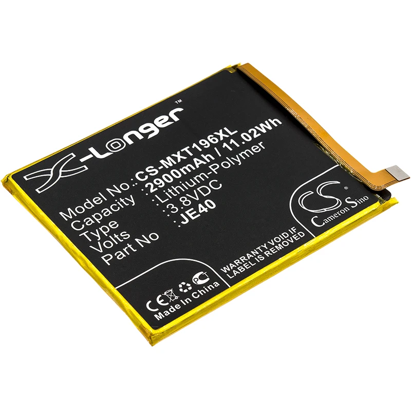 Batteria 2900Mah Je40 Per Motorola One P30 Pla P30 Play Dual Sim P30 Play Dual Sim Td-Lte Xt1941-5