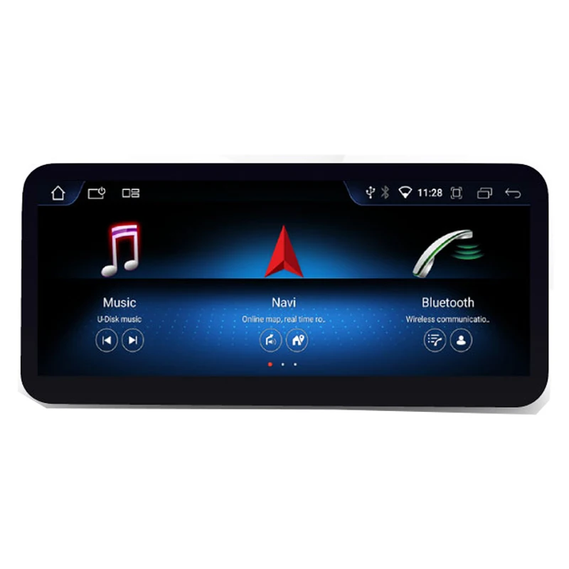 Lettore Multimediale Per Auto Android 12 Per Mercedes W176 X117 X156 W463 2013-2018 Google Wifi 4G Sim Touch Screen Gps Navi Car Play