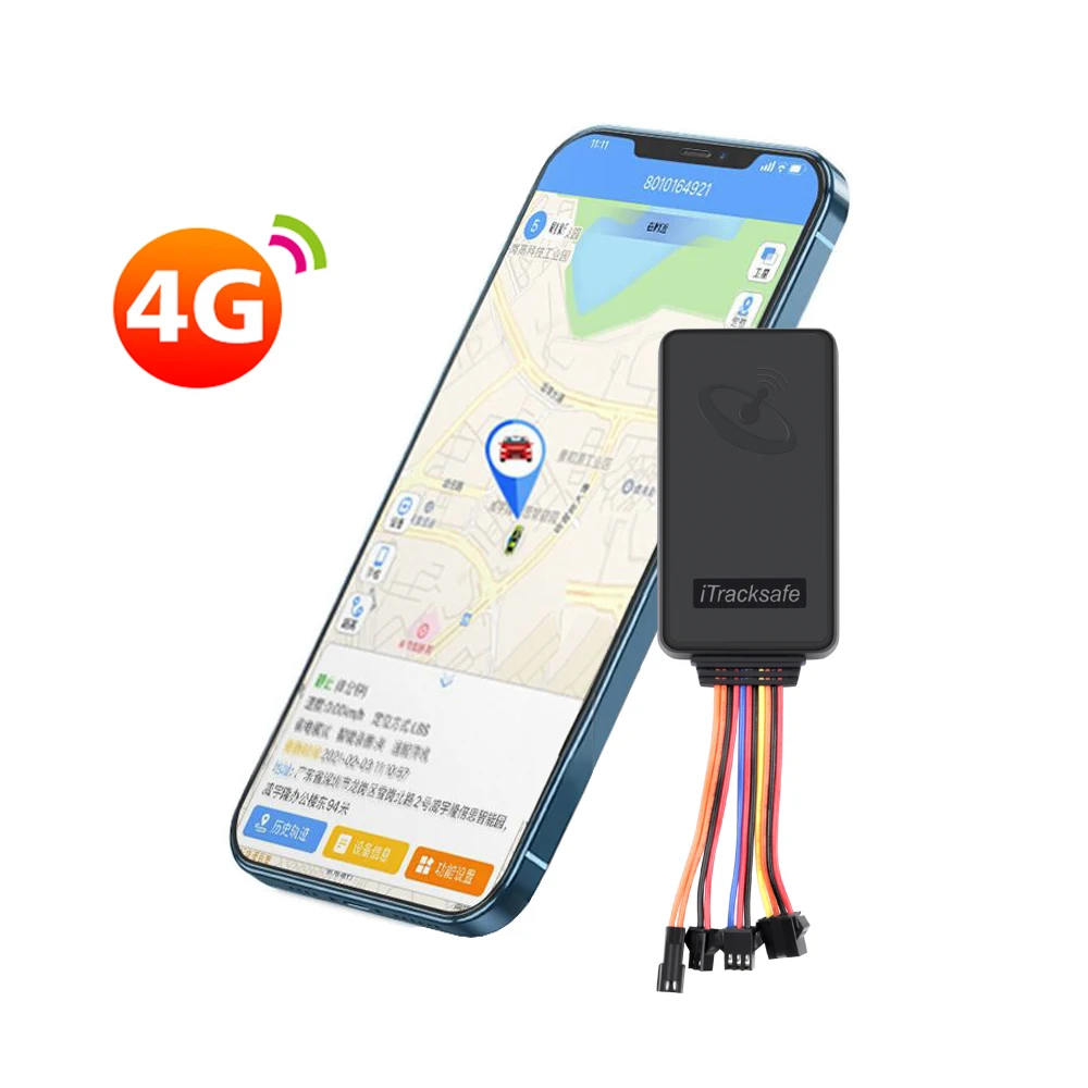 Spy Gsm Sim Card Wireleping Auto Vehicular Vehicular Vehicle Mini Moto Tracking Device Locator Alarm 4G Gps Car Tracker