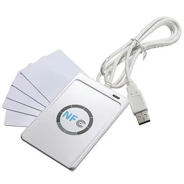Acr122U 13.56Mhz Porta Usb Nfc Chip Rfid Smart Card Reader & Writer