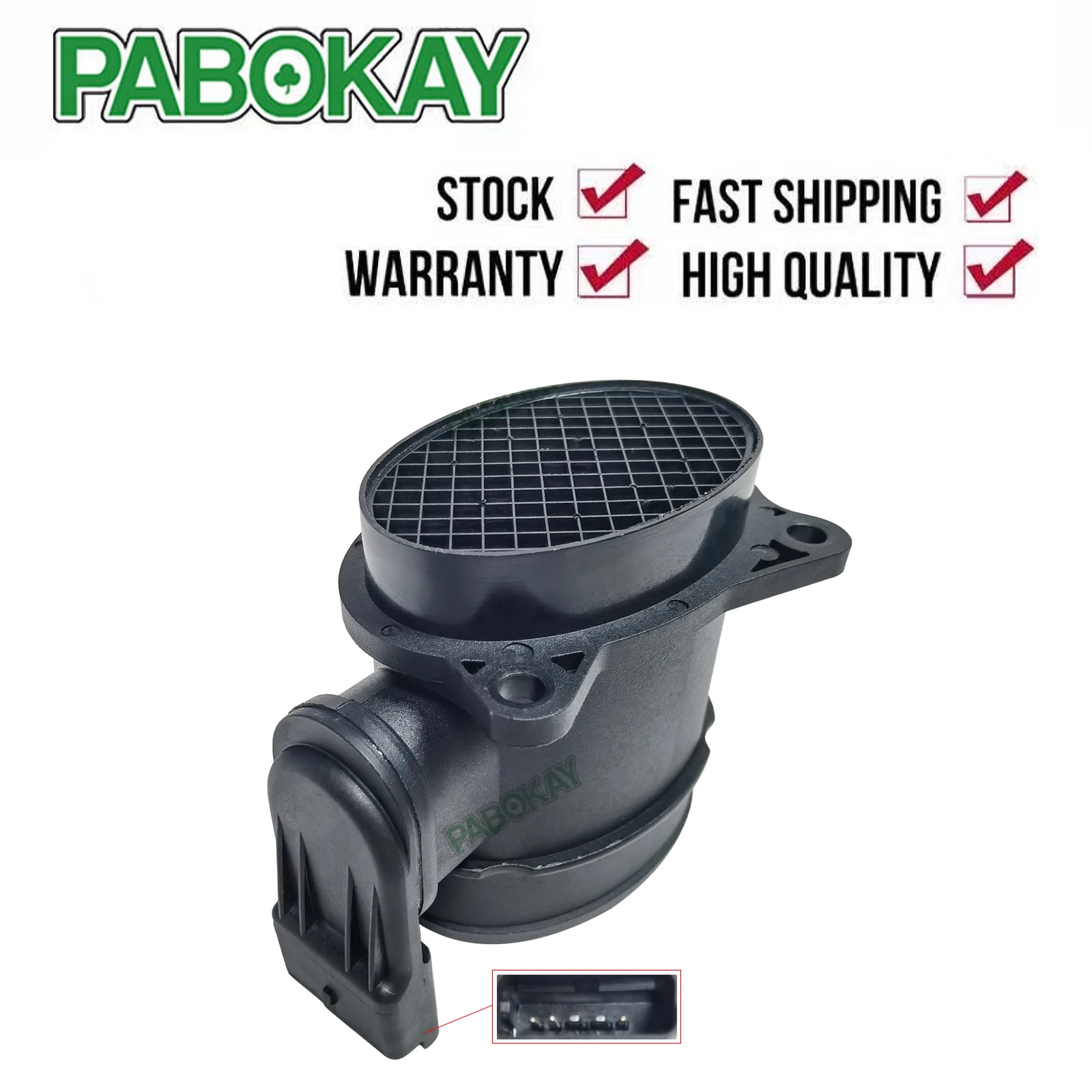 Per Ford Peugeot Citroen Volvo Mazda 3 Maf Air Mass Flow Sensor 1255117 1232096 3M5A12B579Bb 9650010780 1920.Gv 1920Gv