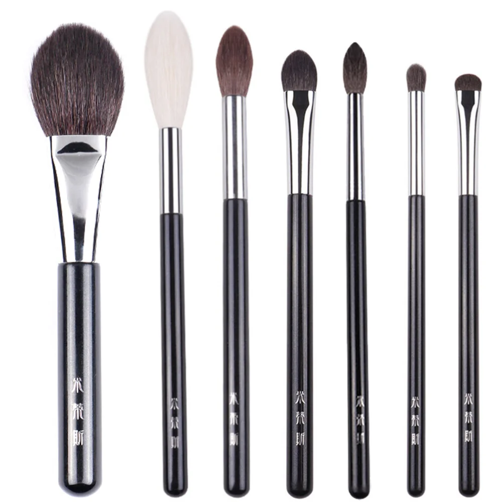 Mydestiny Il Set Di Pennelli Per Trucco Professionale 7-Pcs All-Over Shadow Cheek Bush Powder Blending Beauty Cosmetics Blender Tool