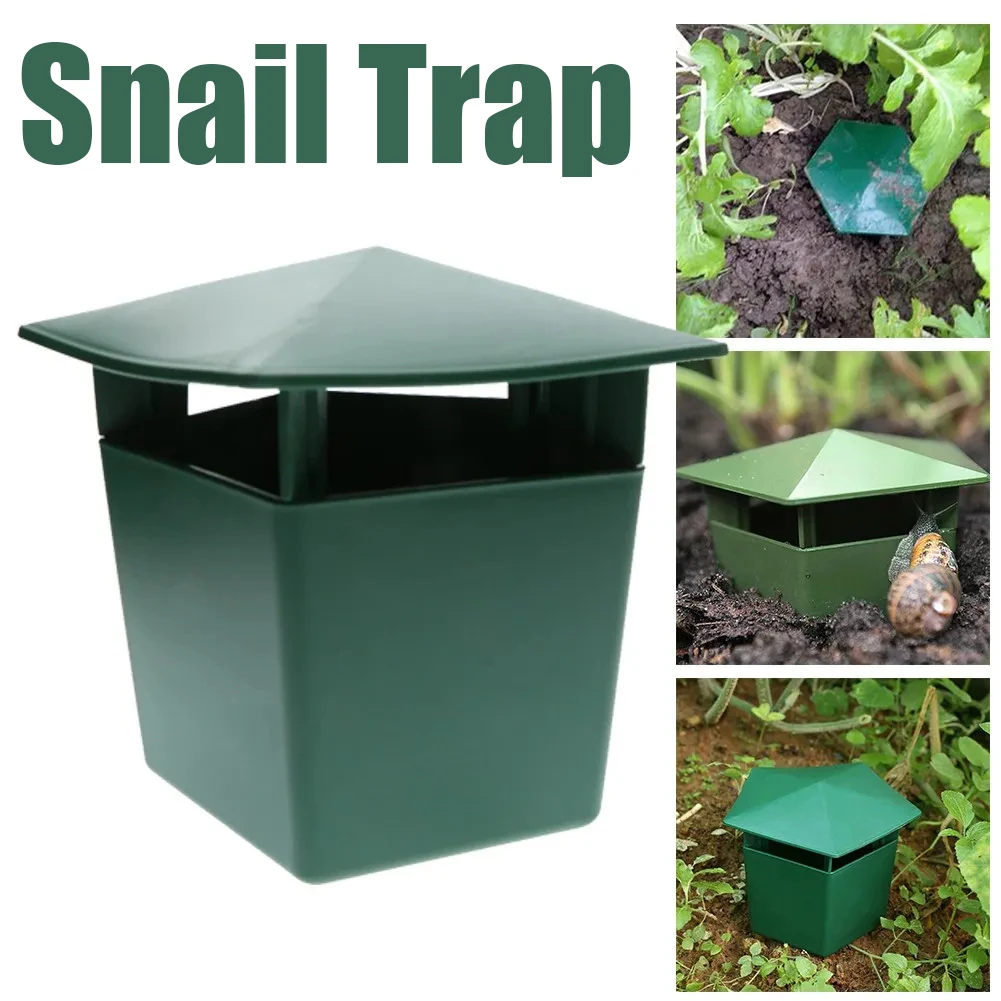 2Pcs Eco-Friendly Beer Snail Cage Slug House Snail Trap Catcher Pest Reject Tools Parassiti Bait Station Garden Farm Plant Protector