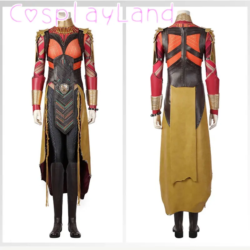 Wakanda Forever Guardian Dora Okoye Costume Cosplay Carnevale Di Halloween Vestito In Maschera Per Le Donne Completo Set Completo Con Stivali