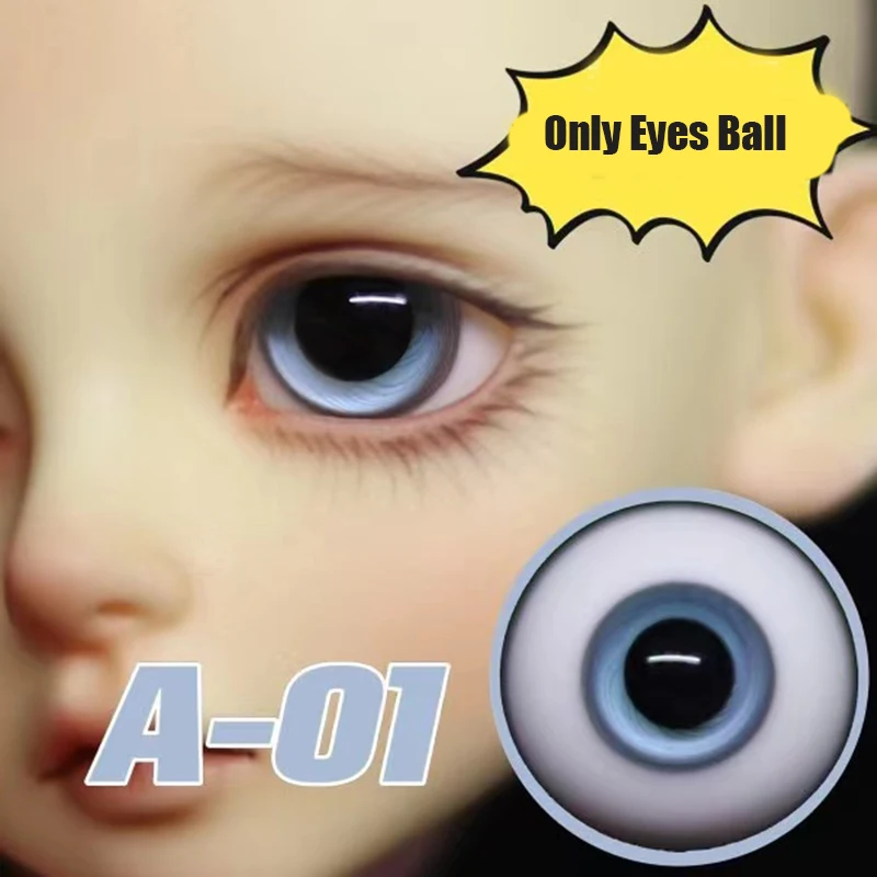Bjd Glass Eyes Ball 12Mm 14Mm 16Mm Occhi Per Bambole Misura Per 1/6 1/4 1/3 Bjd Doll Handmade Doll Eyes Accessori Fai Da Te Per Regalo Ragazza