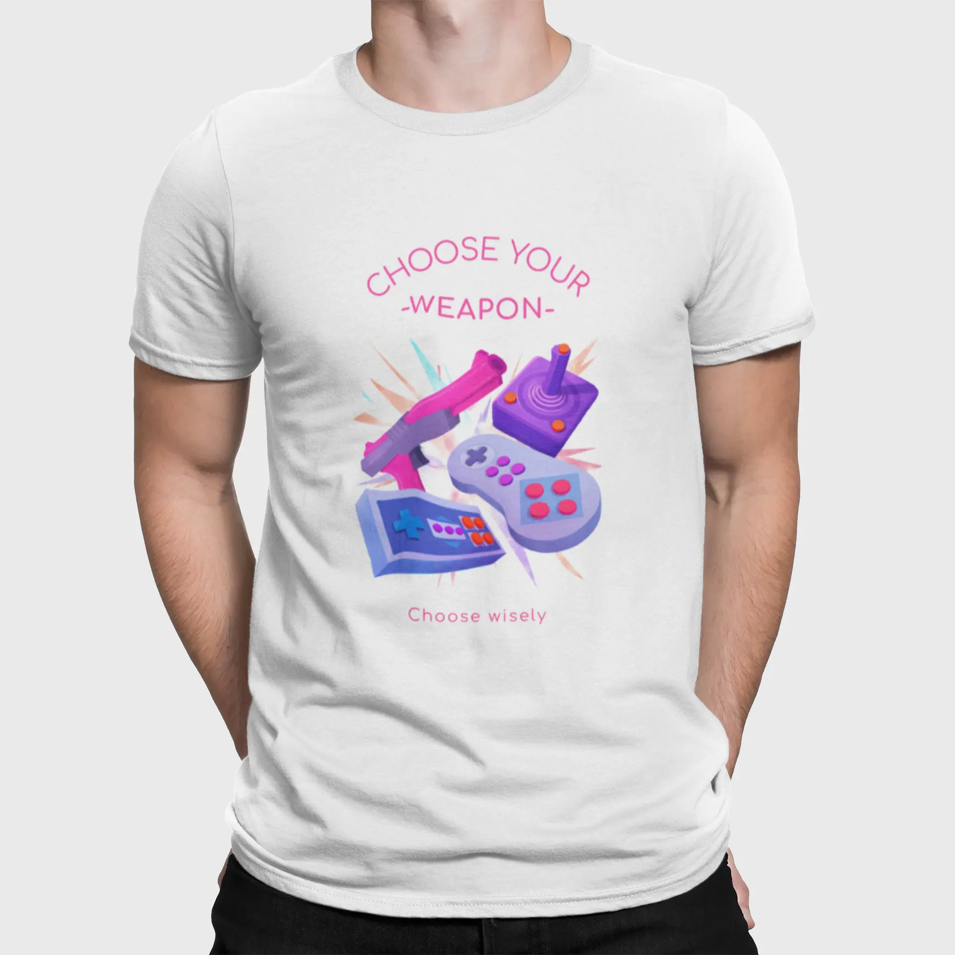 Maglietta Da Gioco Arcade Old School Vintage / Pc Gaming / Streamer