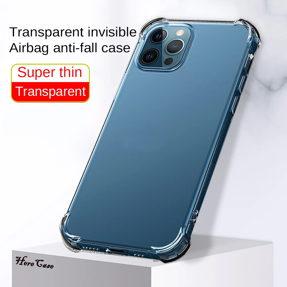 Custodia Protettiva Per Airbag Trasparente Per Apple I Phone Iphone 12 Iphone12 Pro Aifon 12Mini 12Pro Max Clear Custodia Anticaduta