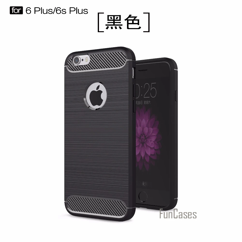 Custodia In Silicone Sfor Iphone 6 Plus Custodia Sfor Fundas Iphone 6S Plus Custodia Cover 5.5 Pollici Ihone Ifon Aifon I Phone Phone