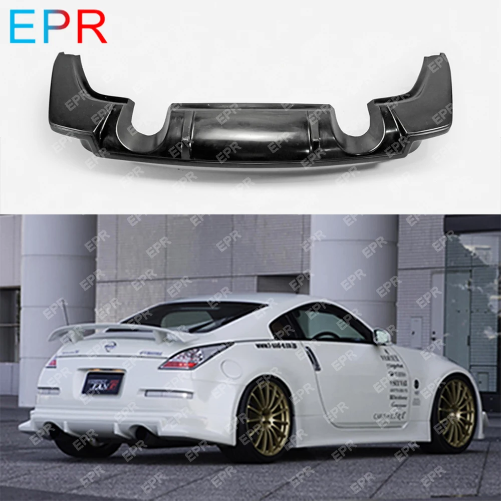 Per Nissan 350Z Z33 Vl Style Fibra Di Vetro Posteriore Diffusore Kit Corpo Car Styling Car Tuning Parte Per 350Z Diffusore Labbro Posteriore