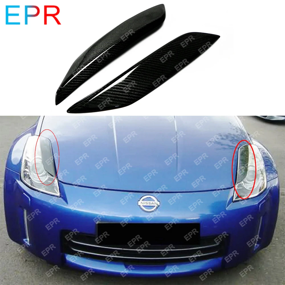 Per Nissan 350Z Oem Kit Corpo Sopracciglio In Fibra Di Carbonio Car Styling Car Tuning Part Per Sopracciglio In Carbonio 350Z