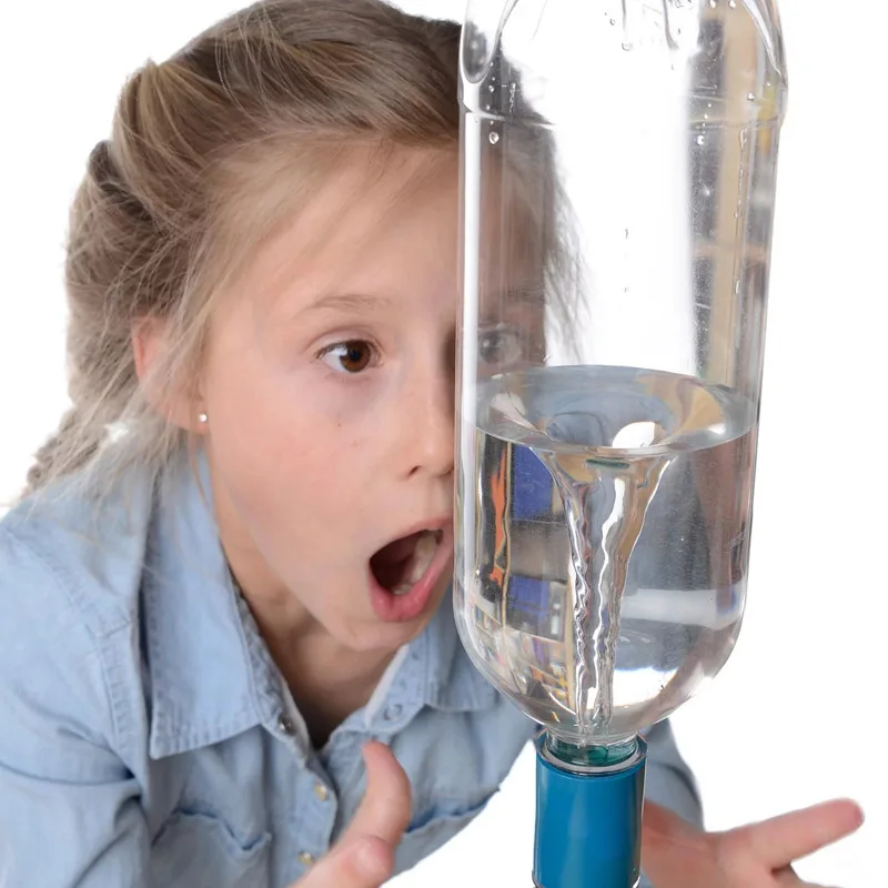 1 Pz Vendita Calda Novità Divertente Vortex Maker Tornado Connettore Scienza Creativa Esperimenti Scienza Educazione Bambini Puzzle Giocattoli