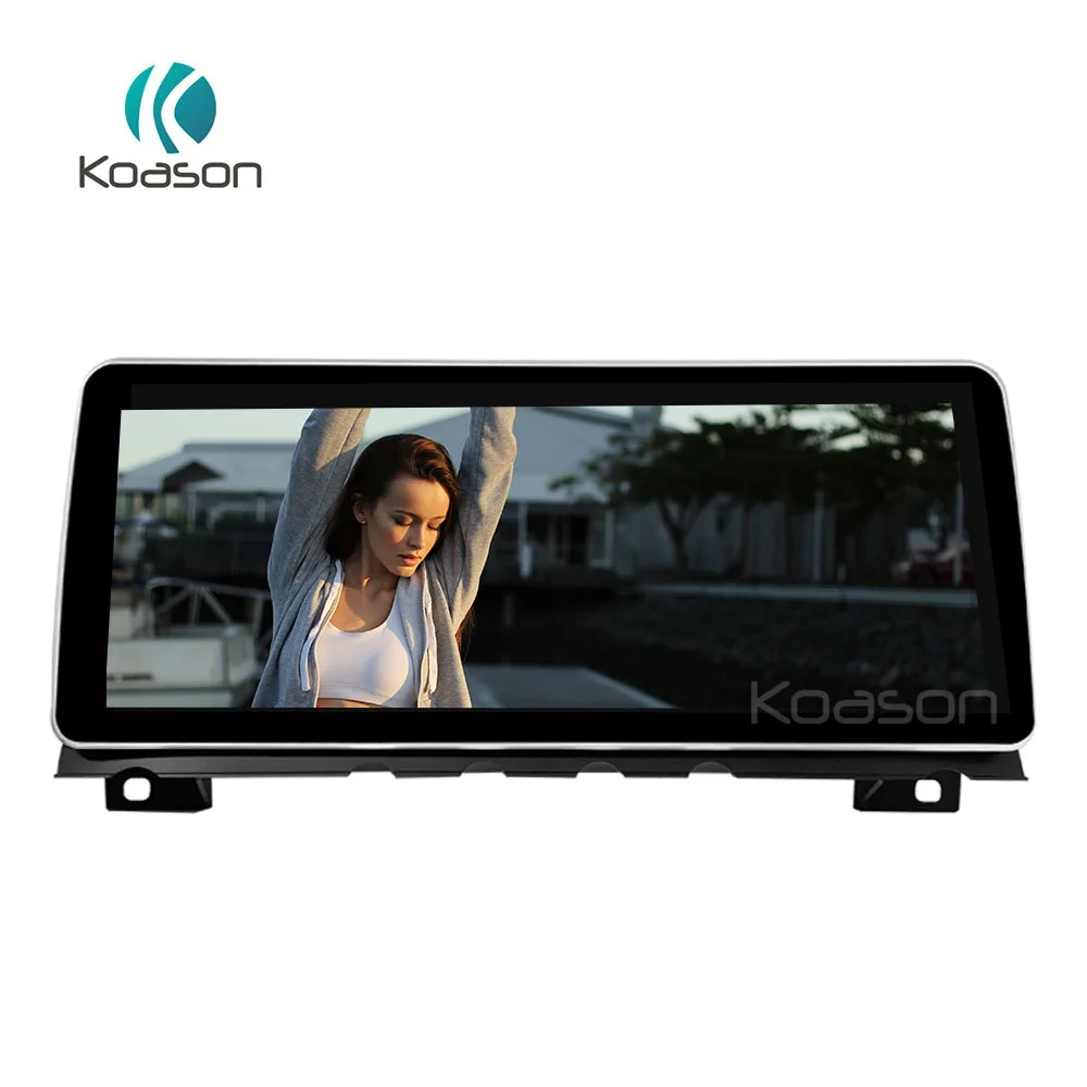 Koason Upgrade Screen Display Android Auto Gps Modifica Navigazione Multimediale Audio Carplay Per Bmw Serie 7 F01 F02 Cic Nbt