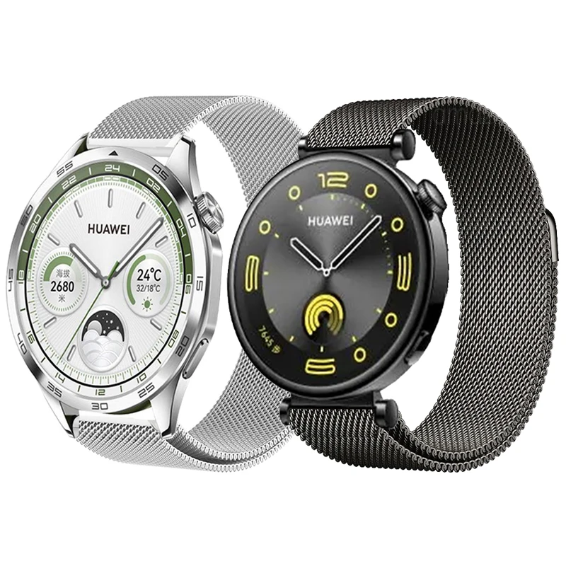 Per Huawei Watch Gt 4 41Mm Cinturino Smart Watch Cinturino Magnetico In Metallo Per Huawei Watch Gt 4 46Mm Orologio Da Polso Gs Pro 3 3I Band