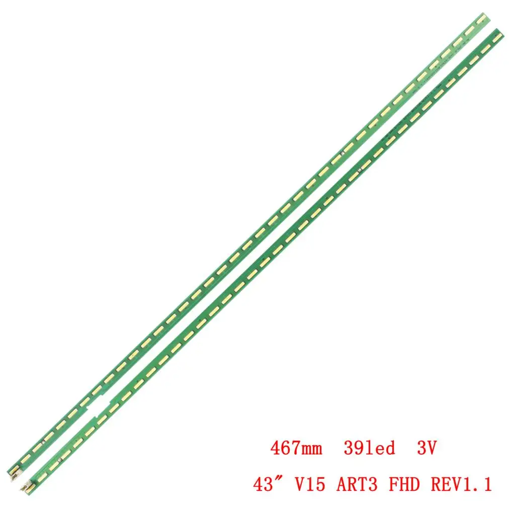 Striscia Led Per Lg 43 "V15 Art3 Fhd Rev1.1 1 L Tipo R Tipo 43 Lx341C 43 Lx560H 43 Lx540S 43 Lx541H 43 Lf631V 6916L-2246A 6916L-2247A