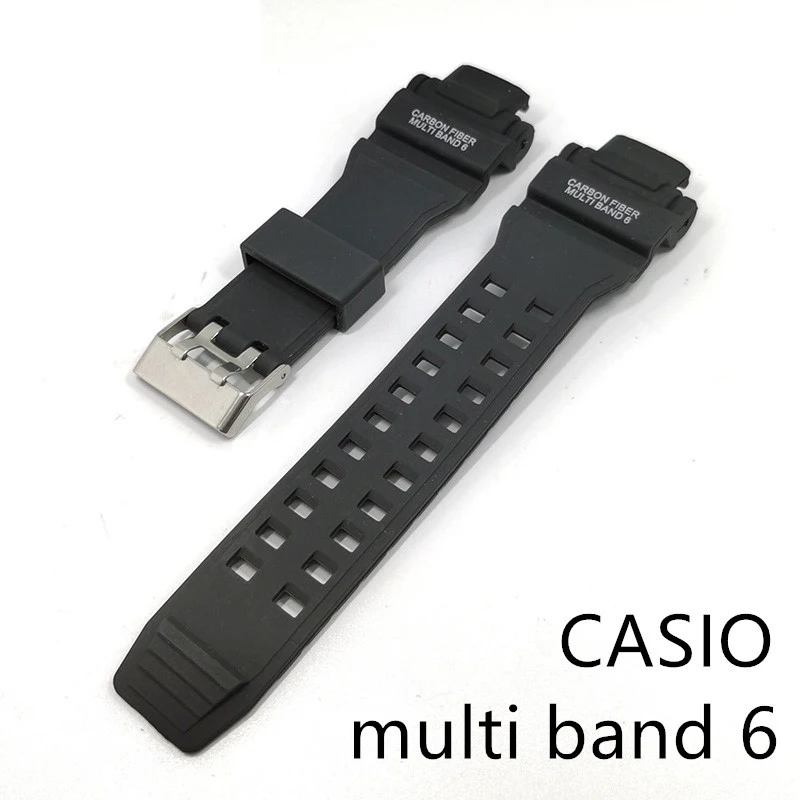 Cinturino Nero Per Casio G Shock Multiband 6 Multi Band 6 Accessori Per Orologi Con Cinturino Gw-M5610-1Jf Braccialetto Sportivo Morbido