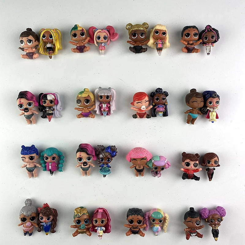 2 Stili/Set Lol Dolls Original Doll 4Cm Big Lol Sister Toy Cute Children'S Toy Regali Di Natale Hot
