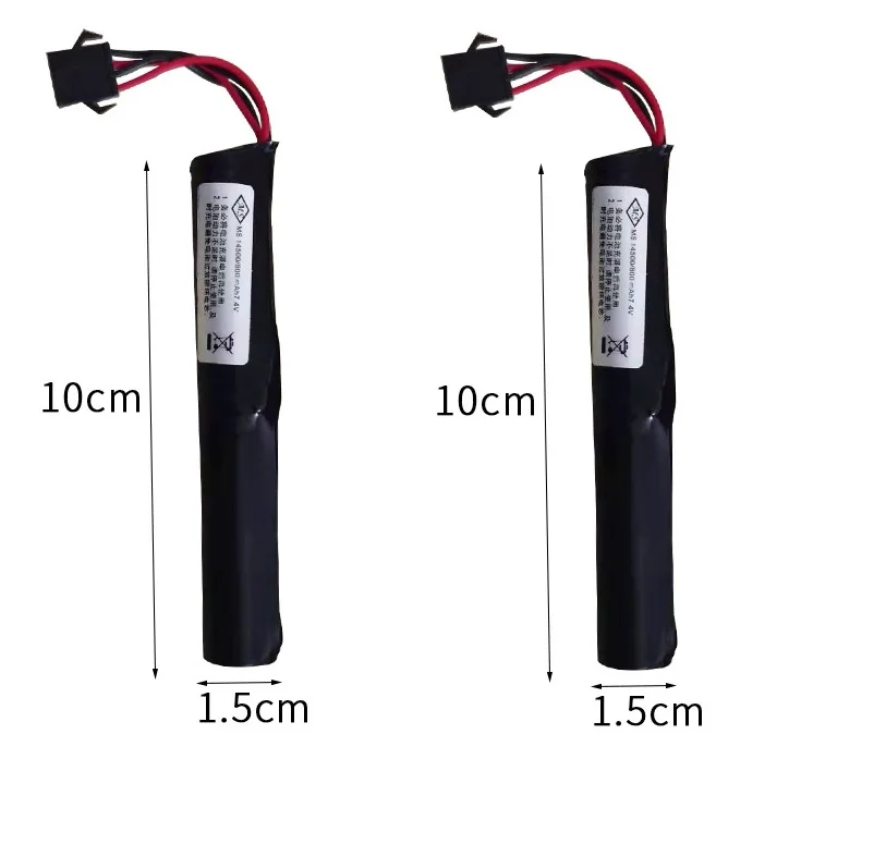 Batteria 7.4V 500Mah Per Serbatoi Per Auto Giocattolo Rc Treni Pistola Per Barche Robot 800Mah 7.4V Pastella Ricaricabile