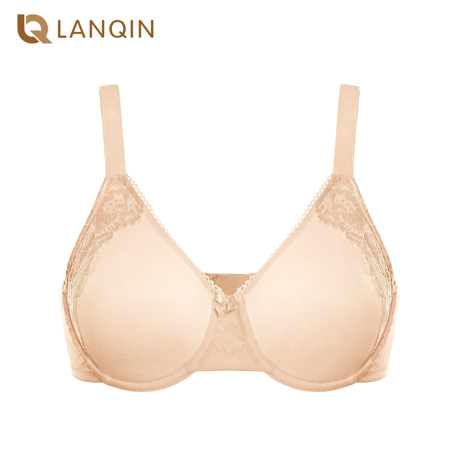 Plus Size Minimizer Bra Full Coverage Sfoderato Ferretto Lingerie Di Pizzo Da Donna C Dd E F 42 44