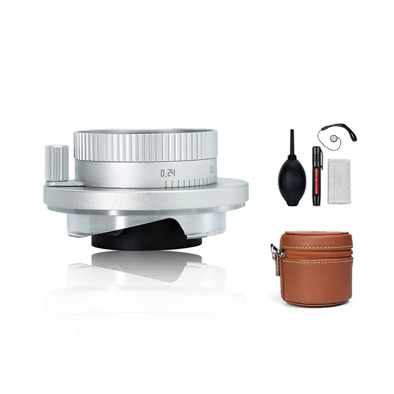 Astrhori 24Mm F6.3 Full Frame Grandangolare Manuale Prime Obiettivo Di Messa A Fuoco Fissa Per Fotocamera Mirrorless Leica M-Mount Leica M6 M8 M9