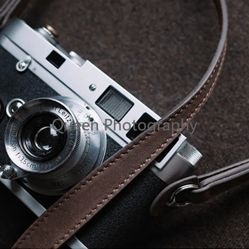 Tipo Di Foro Per Cinturino Per Fotocamera In Vera Pelle Per Leica M3 M6 M9 M10 Fuji Sony Nikon Canon Decoder Milwau