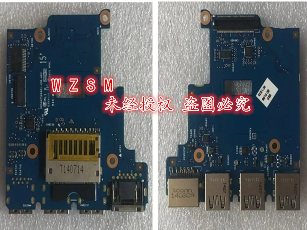 Nuovo Originale Per Hp Probook 650 G1 Series Lettore Di Schede Lan Ethernet Usb Port Board Connector Muslimate
