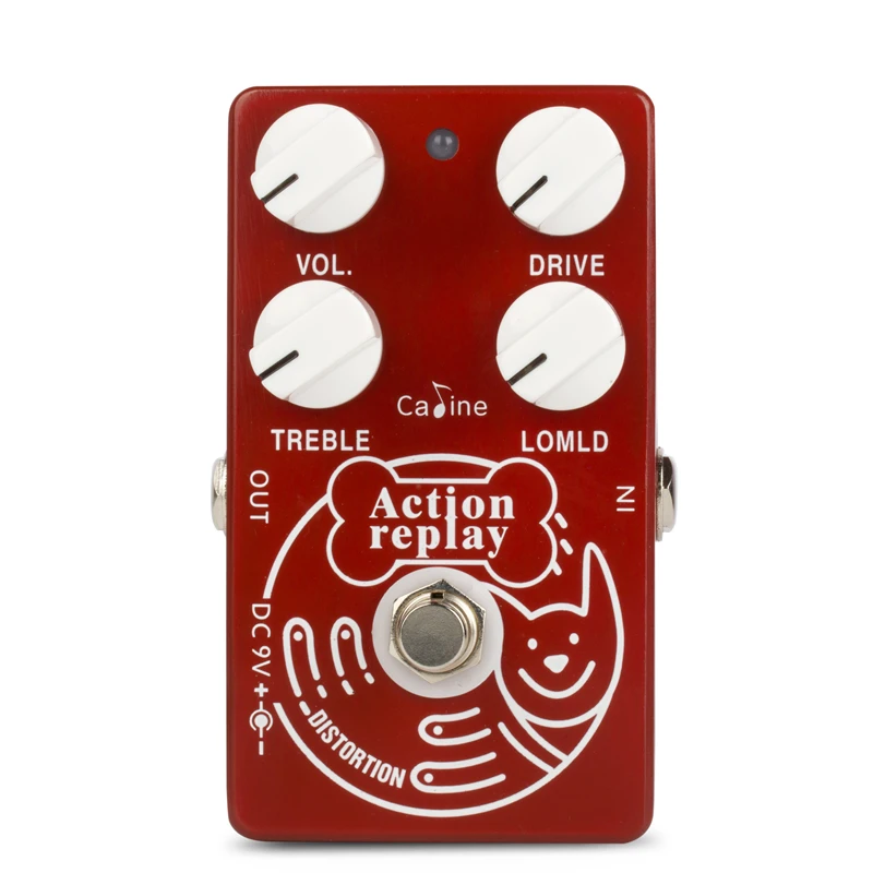 Caline Cp-74 Azione Replay Distorsione Pedale Effetto Chitarra True Bypass Accessori Per Chitarra
