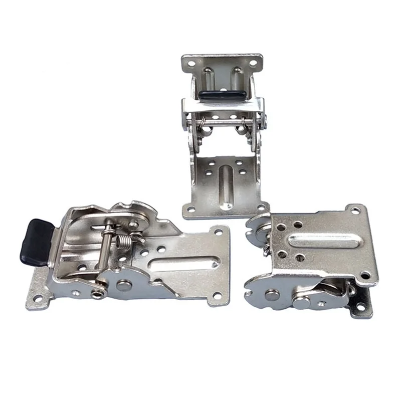 2 Pezzi 0-90-180 Gradi Cerniera Pieghevole Autobloccante Gambe Tavolo Pieghevole Argento Tavolino Mobili Hardware Cerniera Armadio