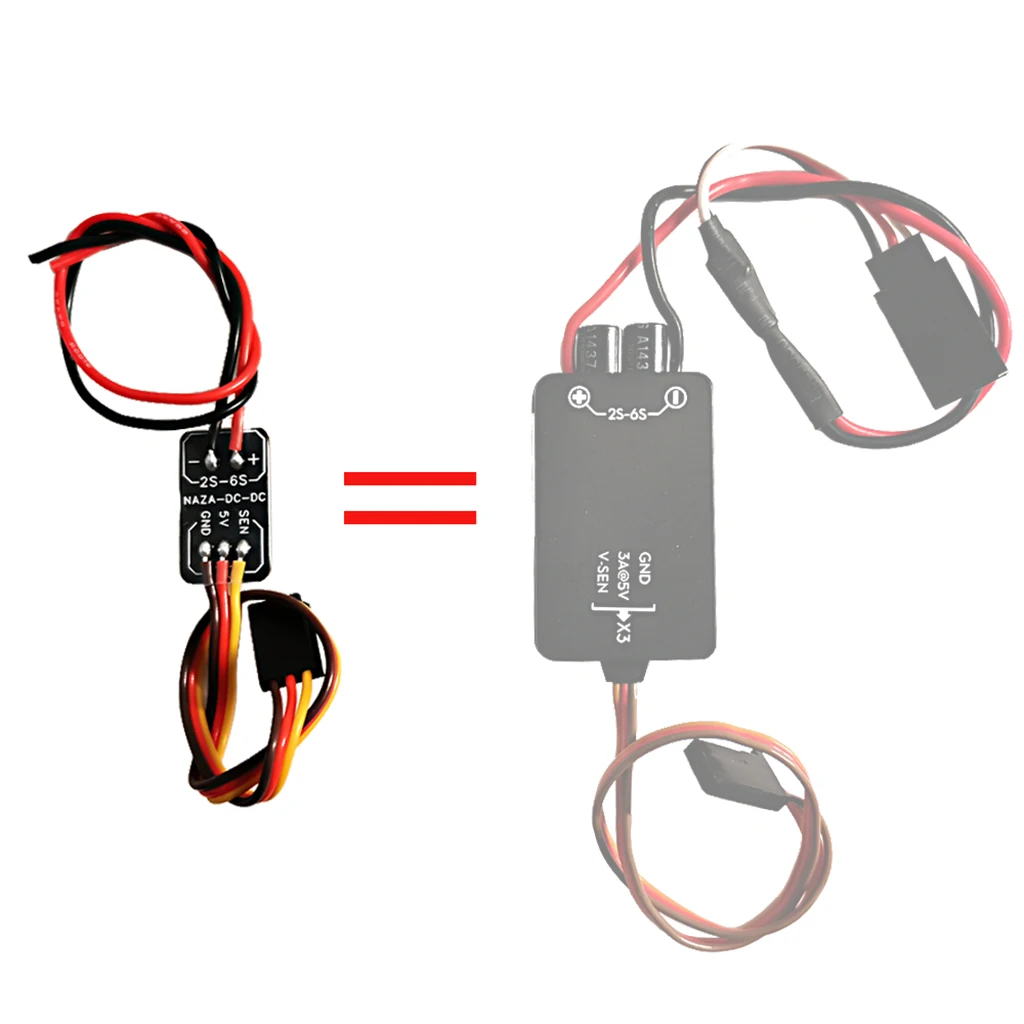 1 Pz Fpv Drone Led Scheda Di Regolazione Dei Parametri Tipo C Porta 2-6S Modulo Di Alimentazione Per Dji Naza Lite/V2 Serie Phantom Flight Control