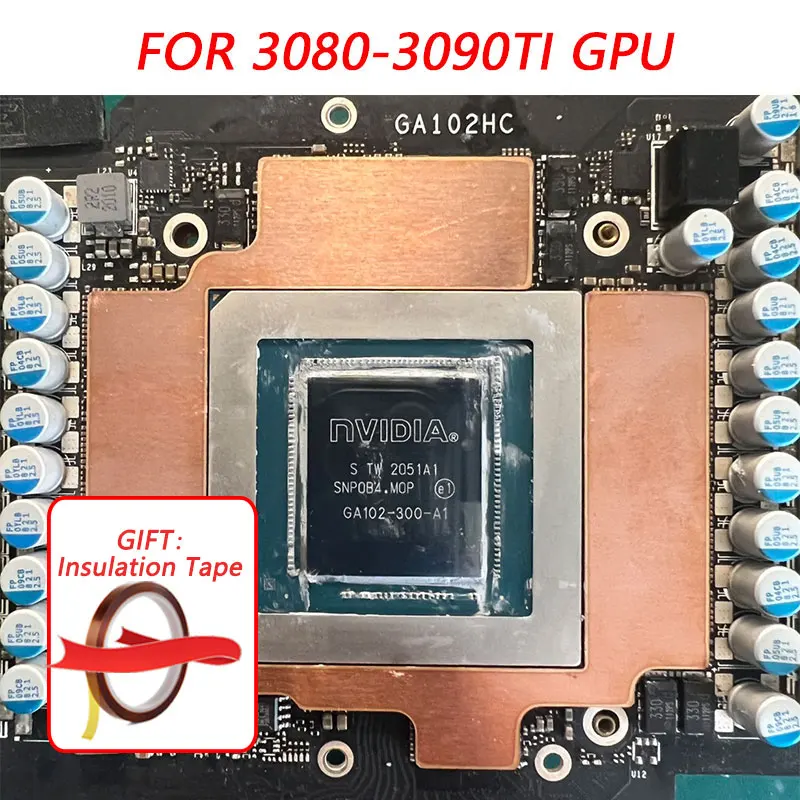 Upsiren Gpu Ram Dissipatore Di Calore In Rame Per Radiatore Memory Miner Rtx 3060 3070 3080 3090 / 5600 5700 Gpu Pad Termico Da 15-40 Gradi