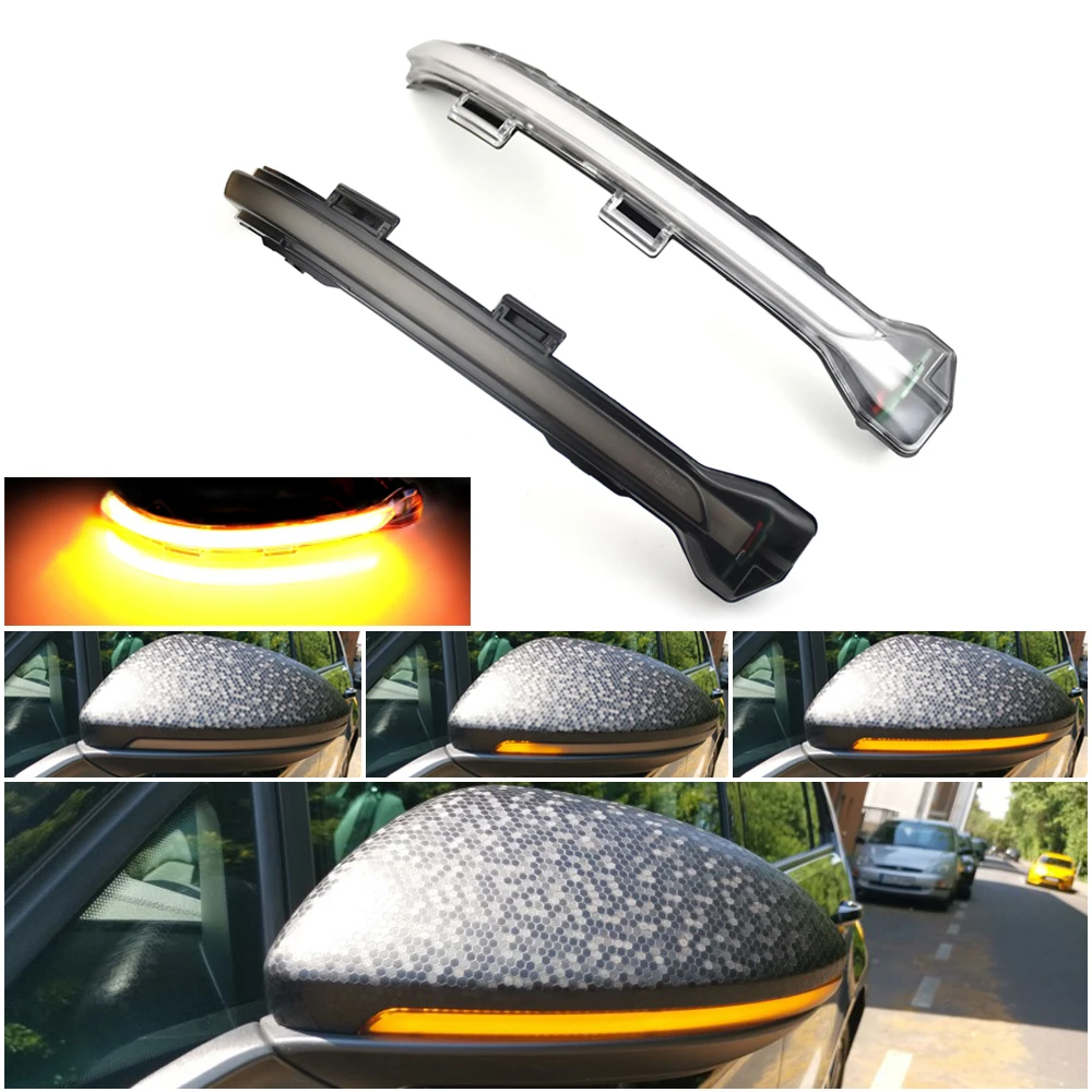 Per Vw Golf 7 Gti R Gtd Mk7.5 13-19 Touran Mk7 Led Indicatore Di Direzione Dinamico Lampeggiante Indicatore Di Direzione Laterale Sequenziale