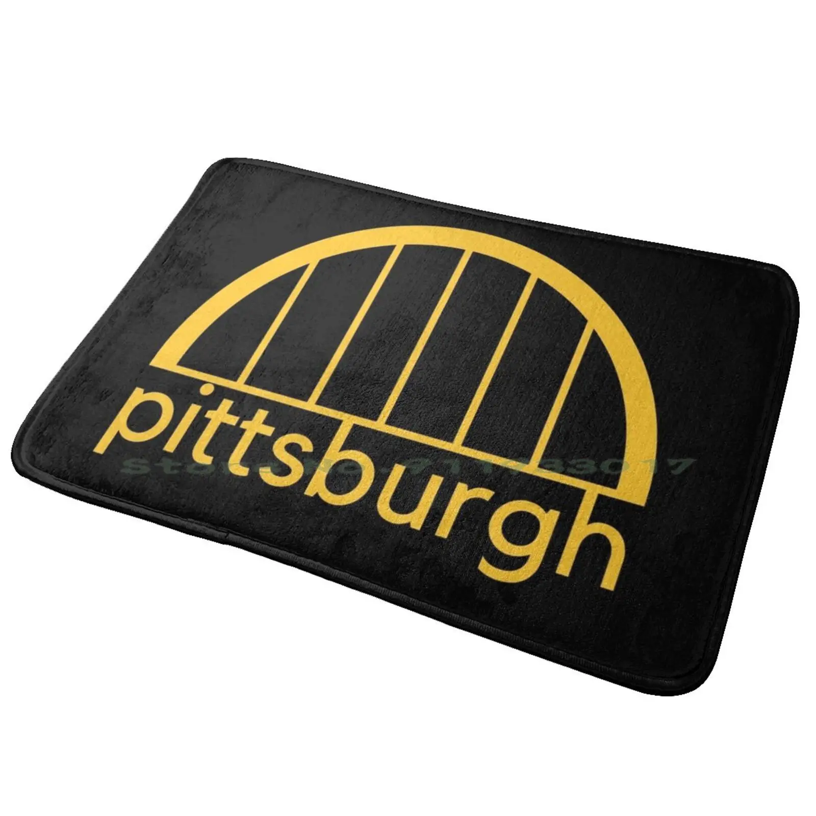 Pittsburgh Bridge Arch Ingresso Zerbino Tappetino Da Bagno Tappeto Joy Division Nothery Pleasures Happy Souvenir Entertainment Antiscivolo