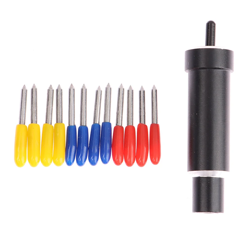 1Pc Holder E 12Pcs Deep Point Blade Vinyl Cutter Per Cricut Maker 3/Cricut Explore 3/Explore Air