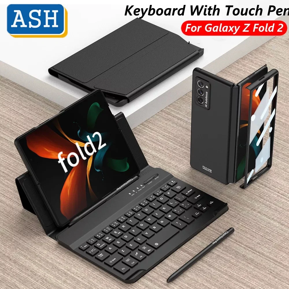 Per Samsung Galaxy Z Fold 5 5G Z Fold 2 Z Fold 3 Z Fold 4 5G Custodia In Pelle Con Tastiera Bluetooth Z Fold 3 4 S Slot Per Penna